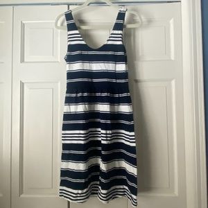 J.crew cotton stripe tank dress